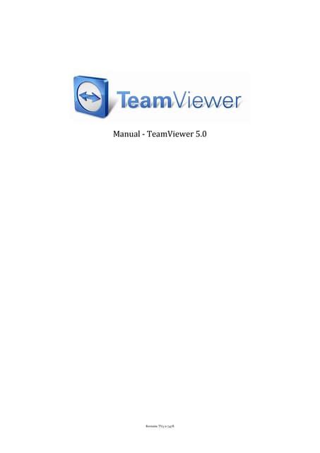 manual de teamviewer en espaol PDF