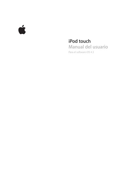 manual de usuario ipod pdf Epub