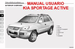 manual de usuario kia sportage 2008 PDF