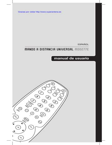 manual de usuario mando a distancia universal Kindle Editon