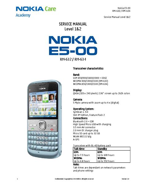 manual de utilizare nokia e5 Epub