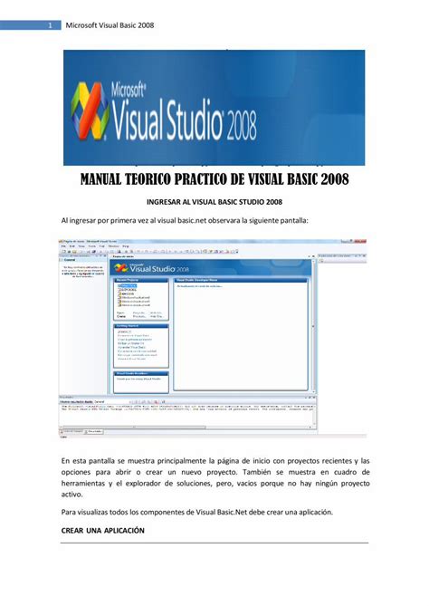 manual de visual basic 2008 pdf en espaol Epub