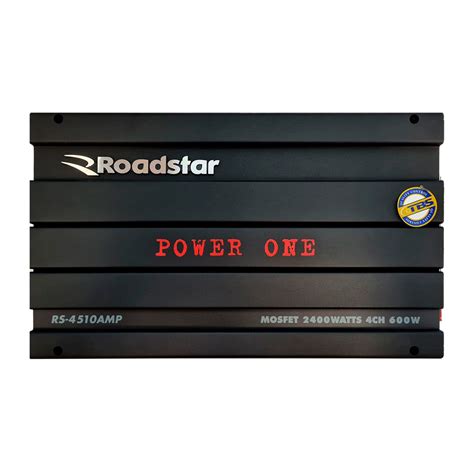 manual do roadstar power one PDF