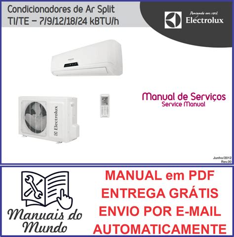 manual do usuario split electrolux Doc