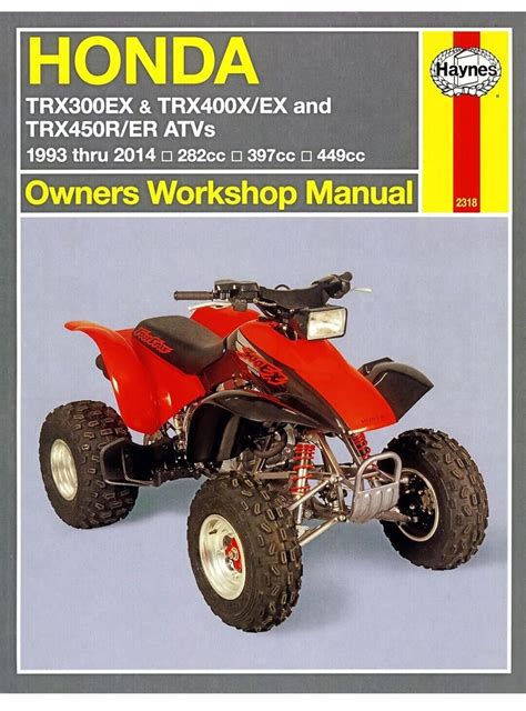 manual for 93 honda 300ex atv PDF