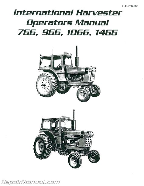 manual for 966 international diesel tractor Epub