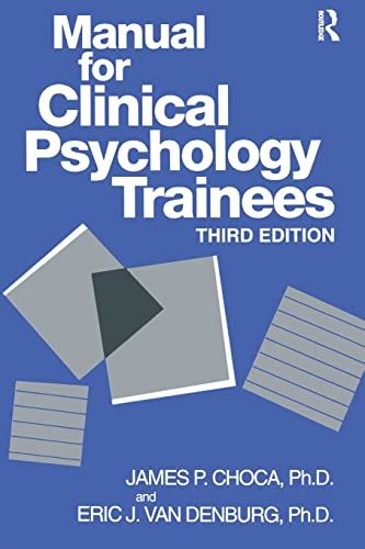 manual for clinical psychology trainees Doc