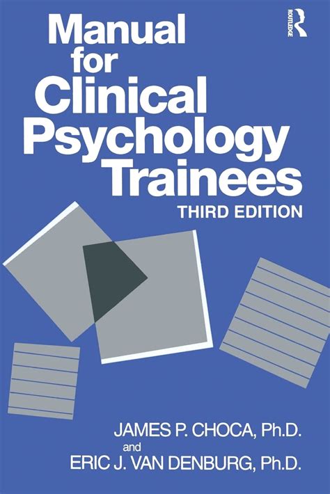 manual for clinical psychology trainees Doc