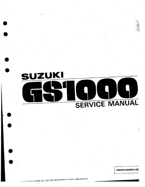 manual for gs1000 pdf Kindle Editon