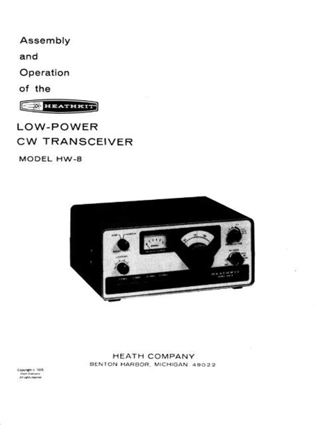 manual for heathkit hw 8 Kindle Editon