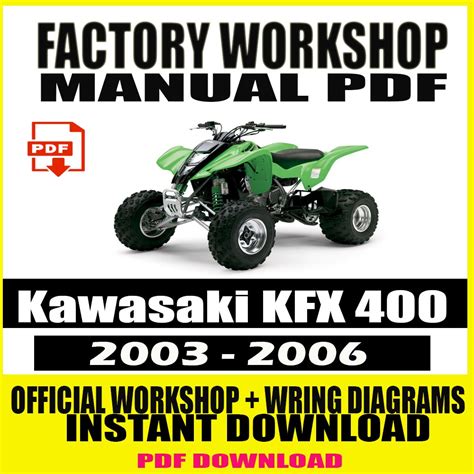 manual for kawasaki kfx 400 PDF