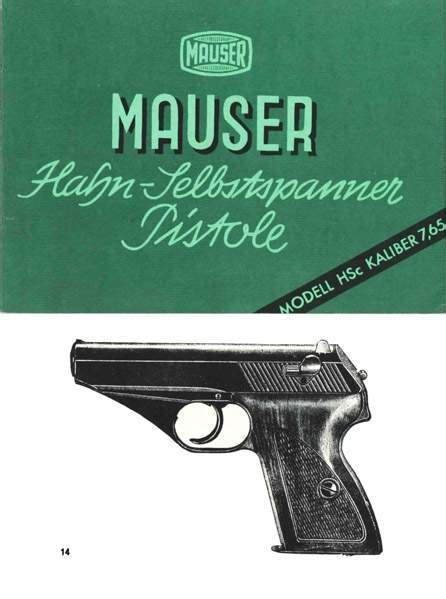 manual for mauser hsc PDF