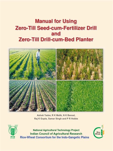 manual for using zero till seed cum fertilizer drill and Epub