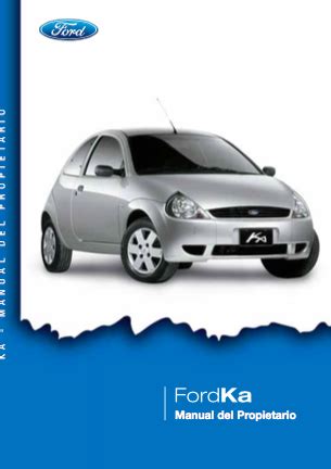 manual ford ka 2004 gratis PDF