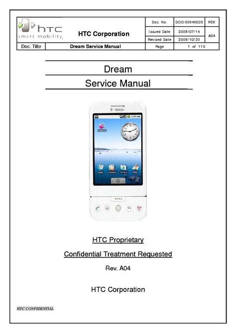 manual htc dream espanol PDF