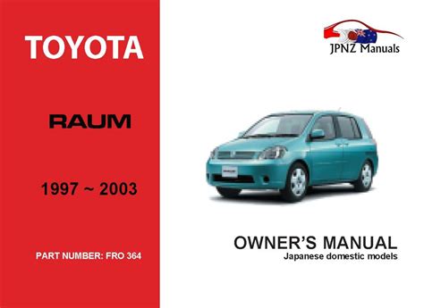 manual information for toyota raum 1999 Epub