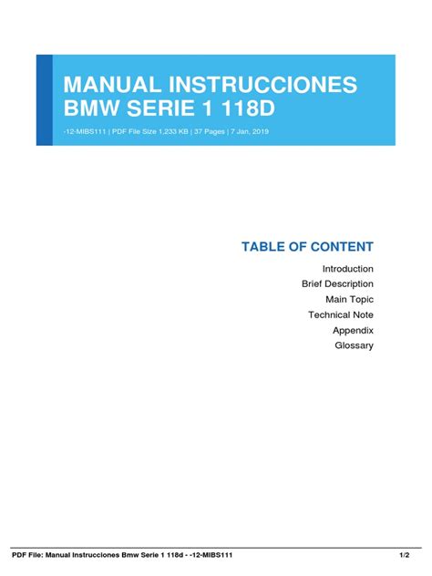 manual instrucciones bmw serie 1 pdf Reader