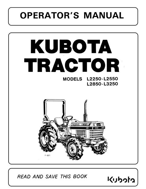 manual kubota l2550 wsm pdf PDF