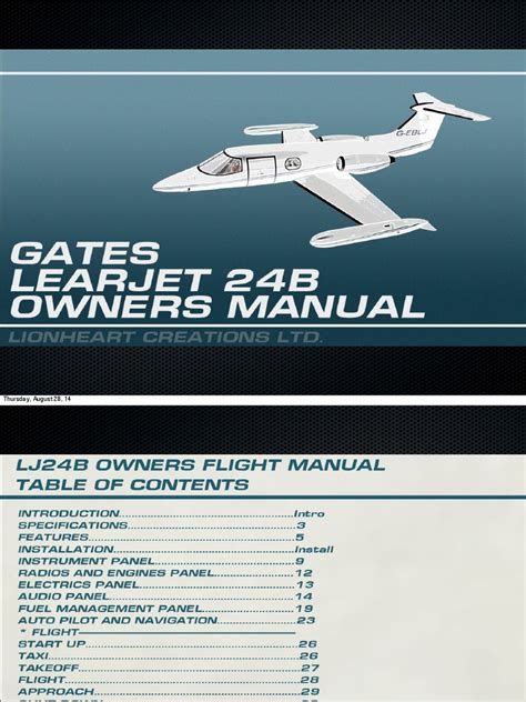 manual learjet 60 pdf Kindle Editon