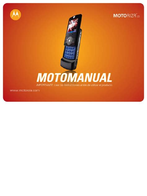 manual motorola z3 pdf PDF