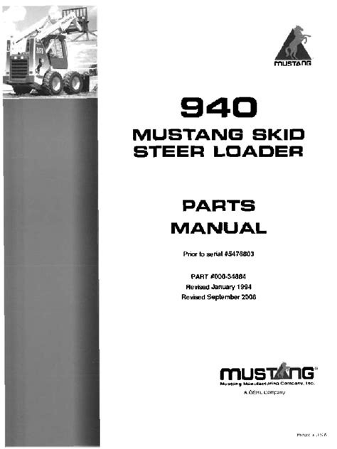 manual mustang 940 pdf Kindle Editon