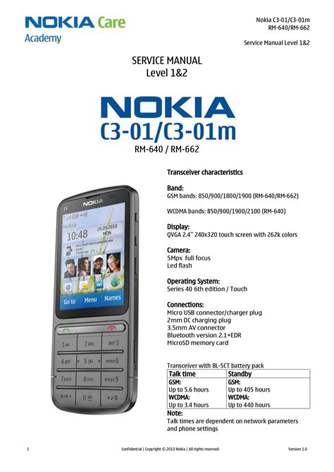 manual nokia c3 01 Reader