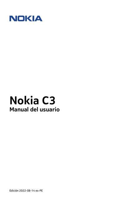 manual nokia c3 espanol Kindle Editon