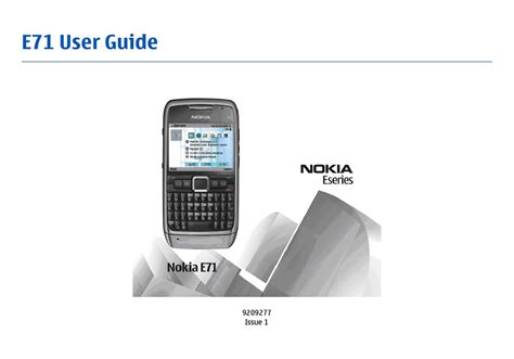 manual nokia e71 pdf Kindle Editon