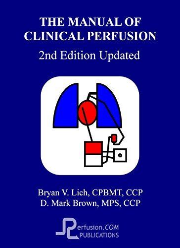 manual of clinical perfusion Epub
