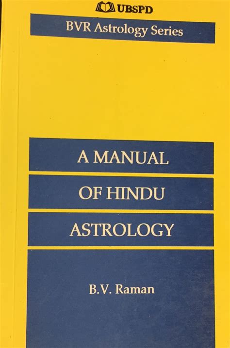manual of hindu astrology correct casting of horoscopes PDF