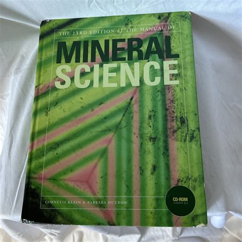 manual of mineral science Kindle Editon