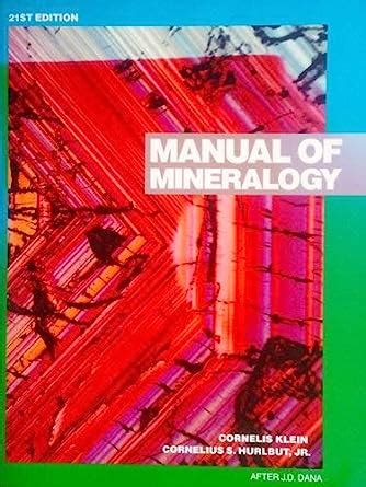 manual of mineralogy after james d dana Doc