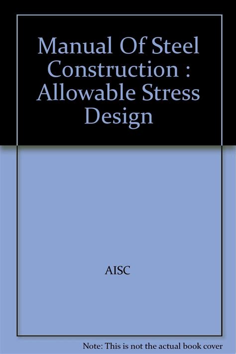 manual of steel construction aisc allowable stress design asd 9th Doc