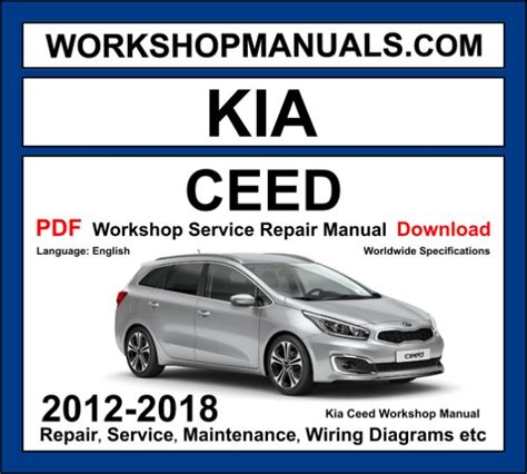 manual pdf kia ceed Kindle Editon