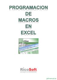 manual programacion macros en excel Reader