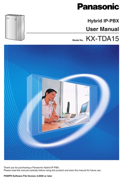 manual programacion panasonic kx tda15 PDF