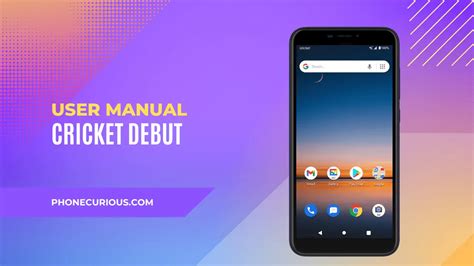 manual programming cricket phones PDF