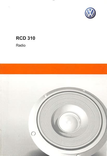 manual rcd 310 carradio Doc