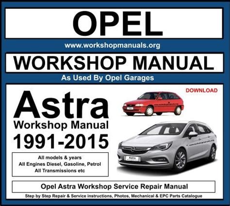 manual repair for astra opel PDF