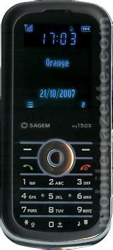 manual sagem my150x mobile phone Reader