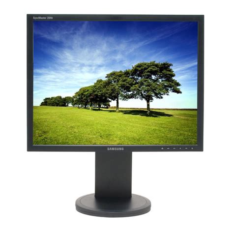 manual samsung syncmaster 204b monitor PDF