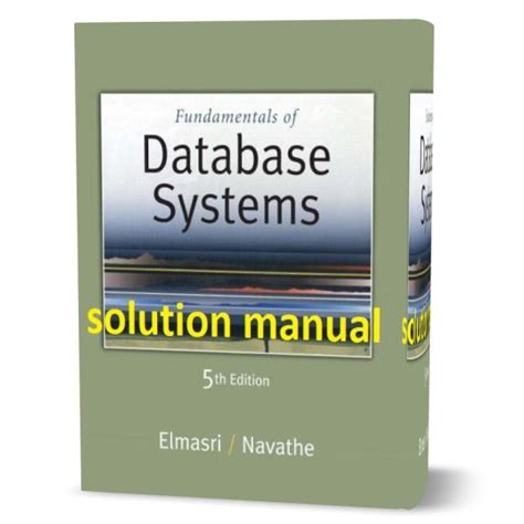 manual solutions database systems elmasri Reader