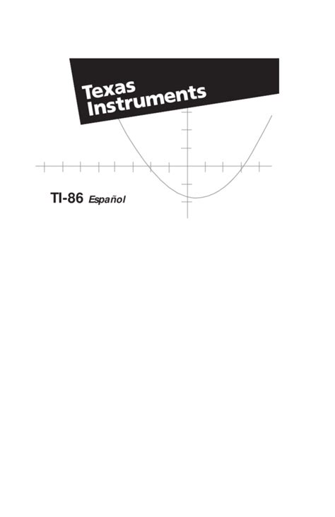 manual ti 86 espanol Doc