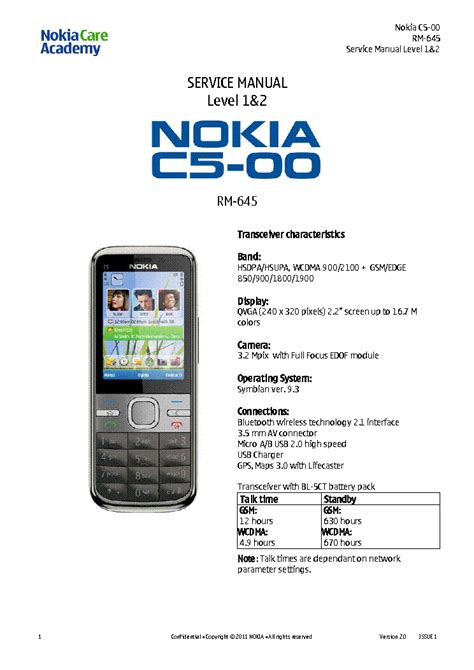 manual til nokia c5 00 PDF