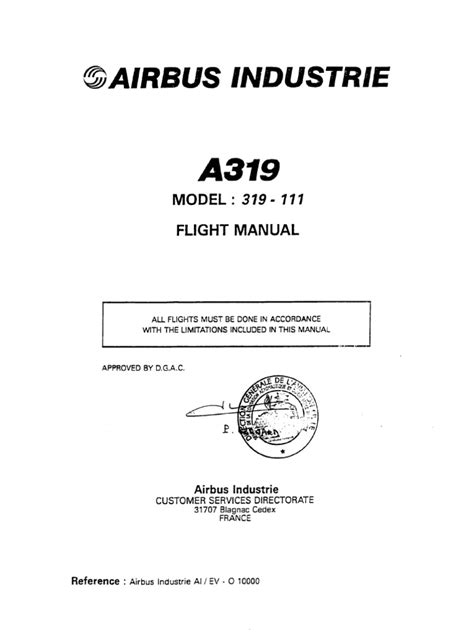 manual to fly a a319 Reader