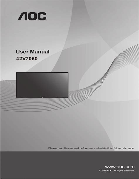manual tv aoc 42 Epub