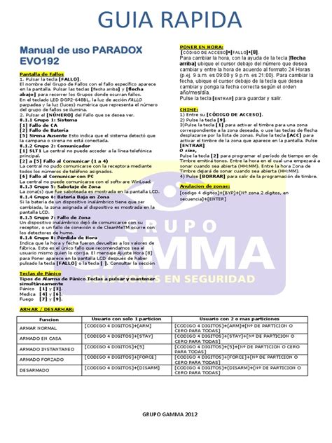 manual usuario paradox pdf Doc