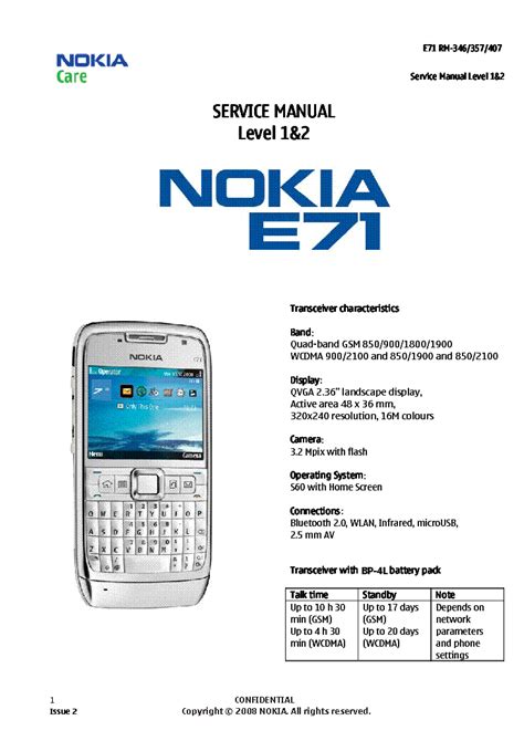 manual utilizare npkia e71 PDF