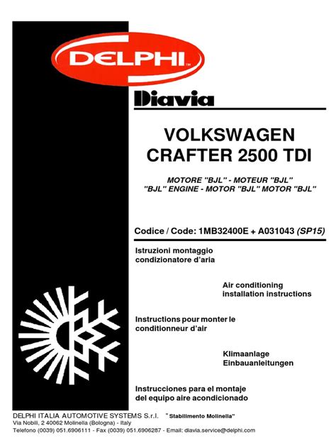 manual volkswagen crafter 35 2 5 tdi sp15 pdf Doc