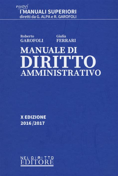 manuale di diritto amministrativo manuale di diritto amministrativo Kindle Editon